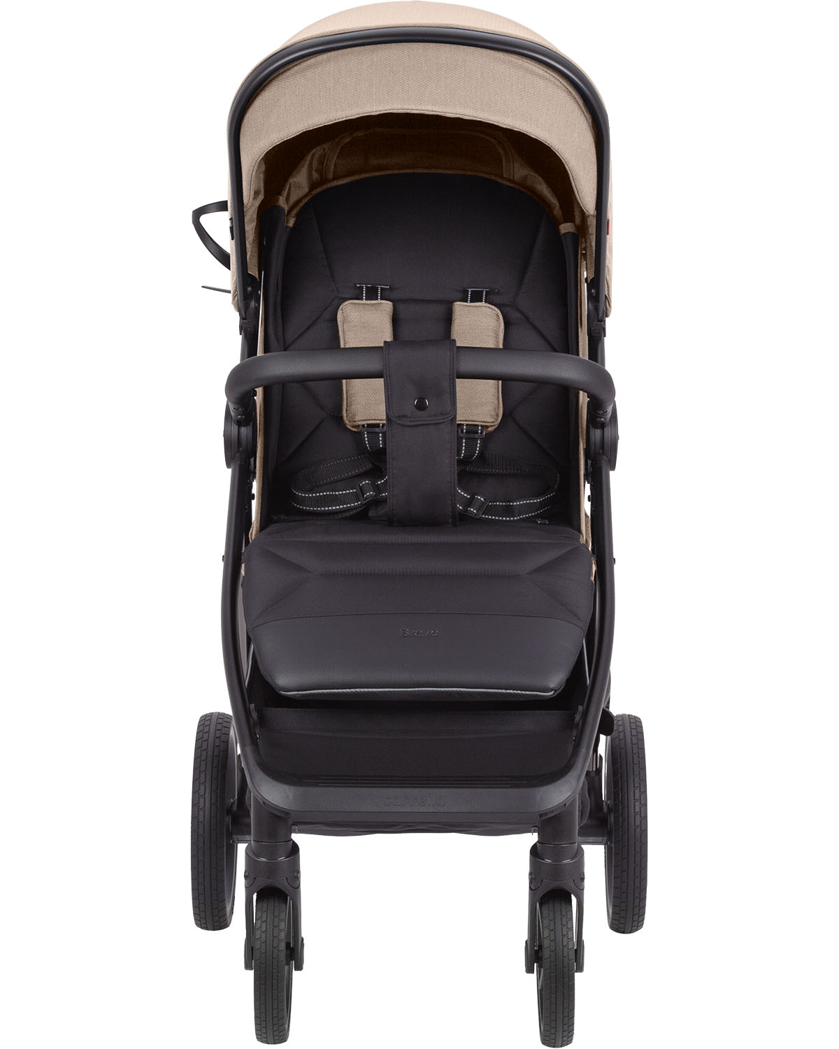 Прогулочная коляска Bravo Plus 2025  Опора для ножек ребёнка теперь цельнолитая, выполнена из прочного пластика. 